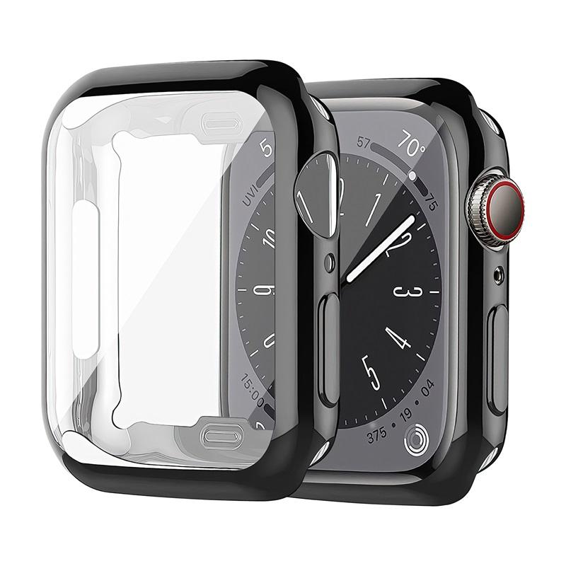 Cover For Apple Watch Case 44mm 40mm 45mm 41mm 42mm 46mm 38mm Screen Protector Silicone Bumper Iwatch Series 3 4 5 6 Se 7 8 9
