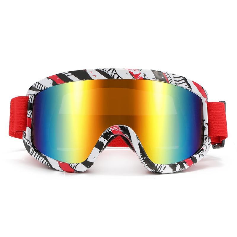 Popular Fashion Anti-Fog Mountaineering Ski Goggles Men'S And Women'S Outdoor Large Frame Windproof Sand Colorful Eye Protection Sports Glasses