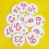 Single Side Number Label Tags Document Classification Luggage Identification Tag