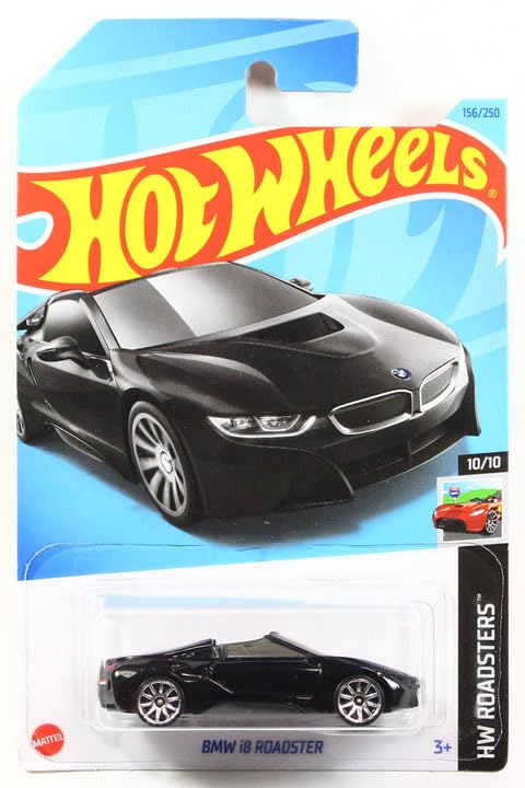 

Hot Wheels 2023 BMW i8 Roadster черный в #156r New Mainline [Элемент]