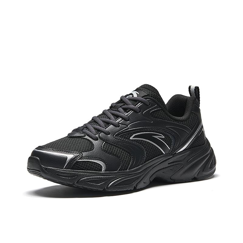 Anta OG800 Low Top Casual Shoes Men's Black Sneakers 912538821-4