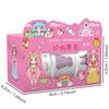 1box Cute Princess Dress Up Sticker Girl Cartoon Washi Tape Set Cute Children's Handbook Character Clothes Decoration Sticker