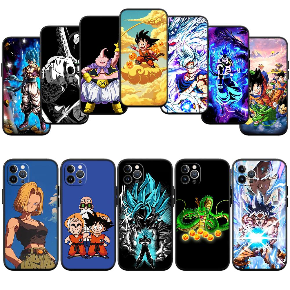 Anime Dragon Ball Goku Phone Case for Samsung Galaxy Note 10 20 S23 S22 Ultra FE Plus M06 M15 M16 M35 M55