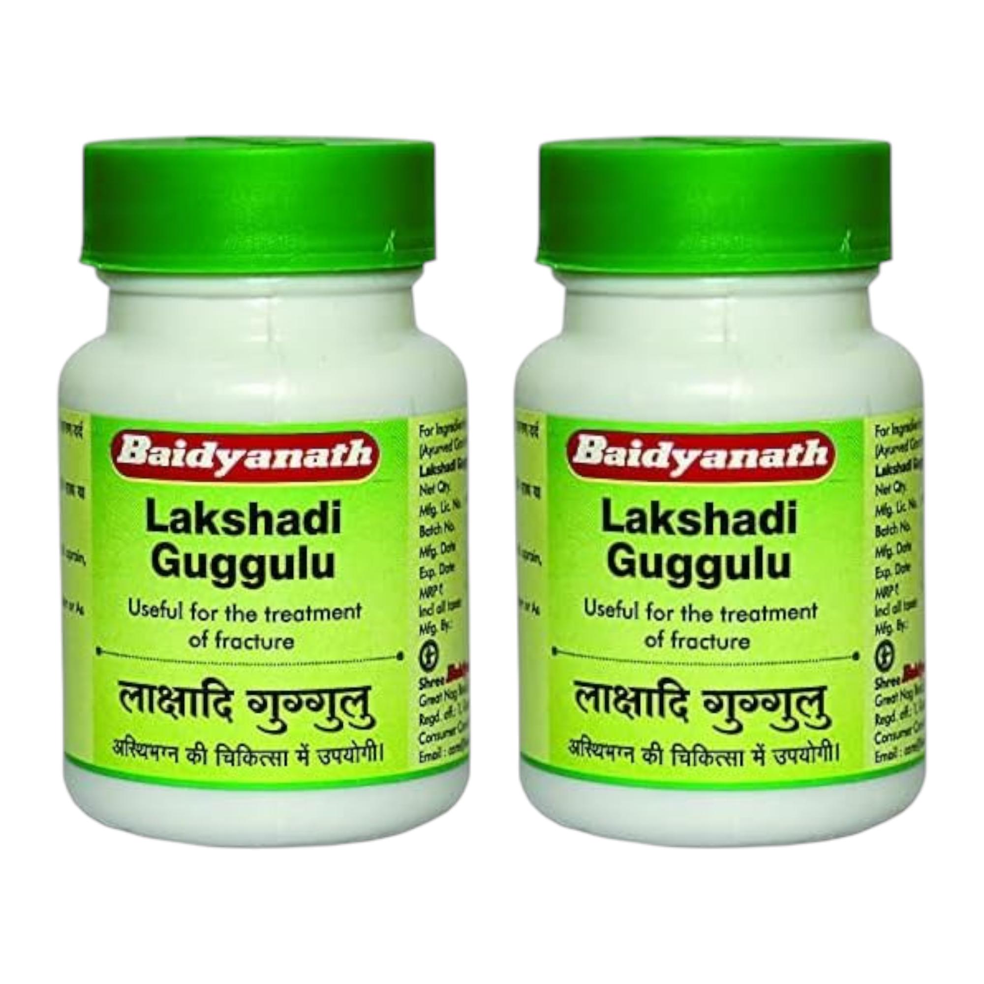 

Baidyanath Asli Ayurved Lakshadi Guggulu 80 Tablets Pack of 2 Natural Bone & Joint Support