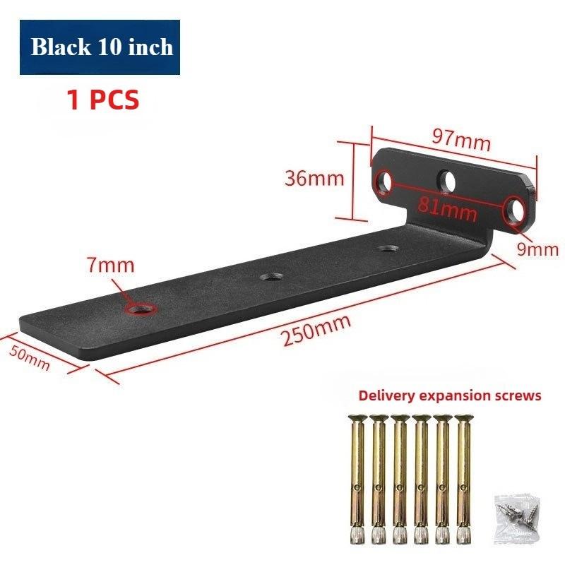 1 PCS 200kg Bearing Capacity Suspended Tripod Brackets Wall Shelf Support Hidden Wall Fixed Partition Storage Rack Shelves