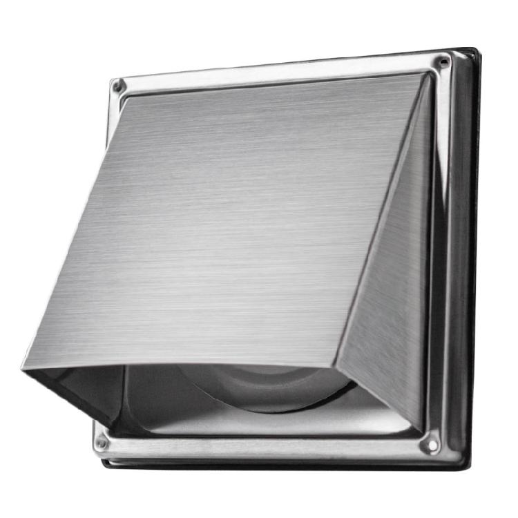 Wall Air Vent Outlet Stainless Steel Extractor Fan Vent Cover Ducting Ventilation Exhaust Grille Cover Easy To Install