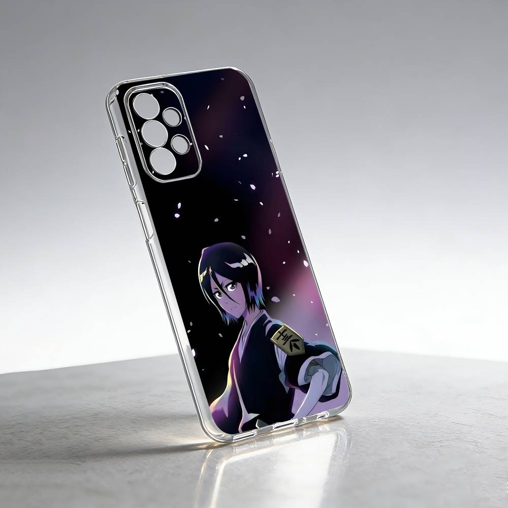 B-Bleachs K-Kurosaki-i Rukia Phone Case For Samsung S25,S24,S21,S22,S23,S30,Ultra,S20,Plus,Fe Transparent Cover Samsung S20lite