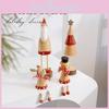 Santa Claus Reindeer Snowman Wooden Tabletop Ornament For Home Festive Scene