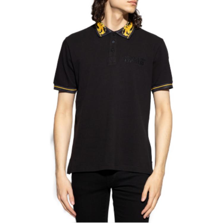 Versace Jeans Couture Koszula polo w wzór barokowy 75GAGT05-CJ01T-899