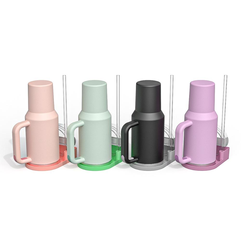 Silicone Cup Drying Rack Heat-resistant Easy To Clean Water Mug Draining Holder Stand with Straw Holder Tumbler Drying Station