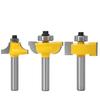 3pcs/set Glass Door Plank Wood Working Tools Curboard Cutter Router Bits 1/2 Shank 12mm Shank 8mm Shank T Type Ballnose