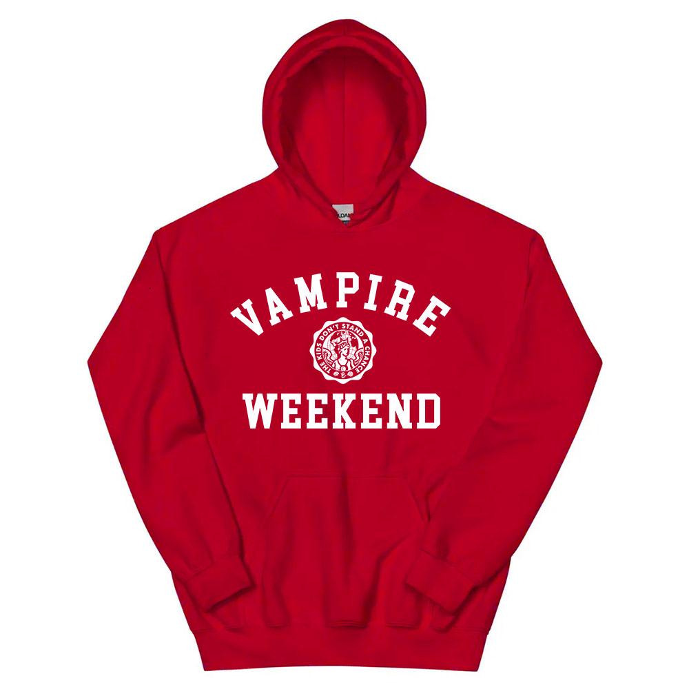 VAMPIRE WEEKEND Rock Band Hoodies Long Sleeve Fleece Hooded Sweatshirts Hip Hop Unisex Streetwear Fashion Men Women Tops