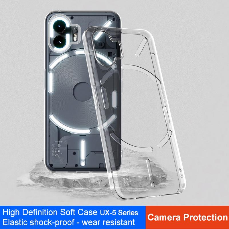 

IMAK UX-5 Series For Nothing Phone (2) Shockproof Mobile Phone Case Clear TPU Smartphone Cover A