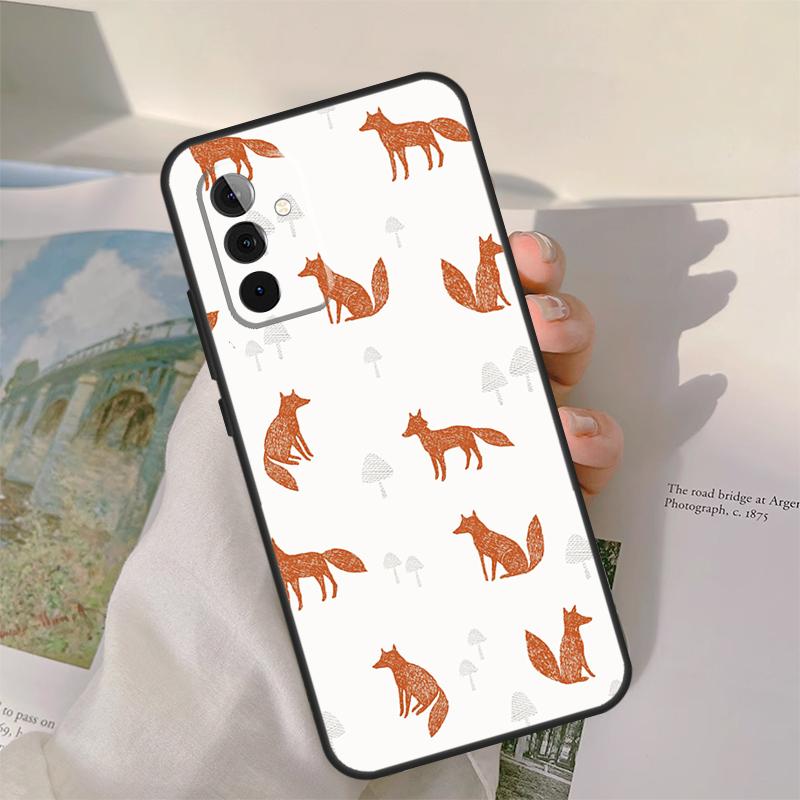 

Cartoon Foxes Animal Case For Samsung Galaxy A54 A34 A14 A06 A16 A26 A36 A56 A12 A32 A52 A13 A33 A53 A15 A35 A55 Samsung A14