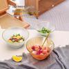 Japanese Style Large Capacity Glass Serving Bowl