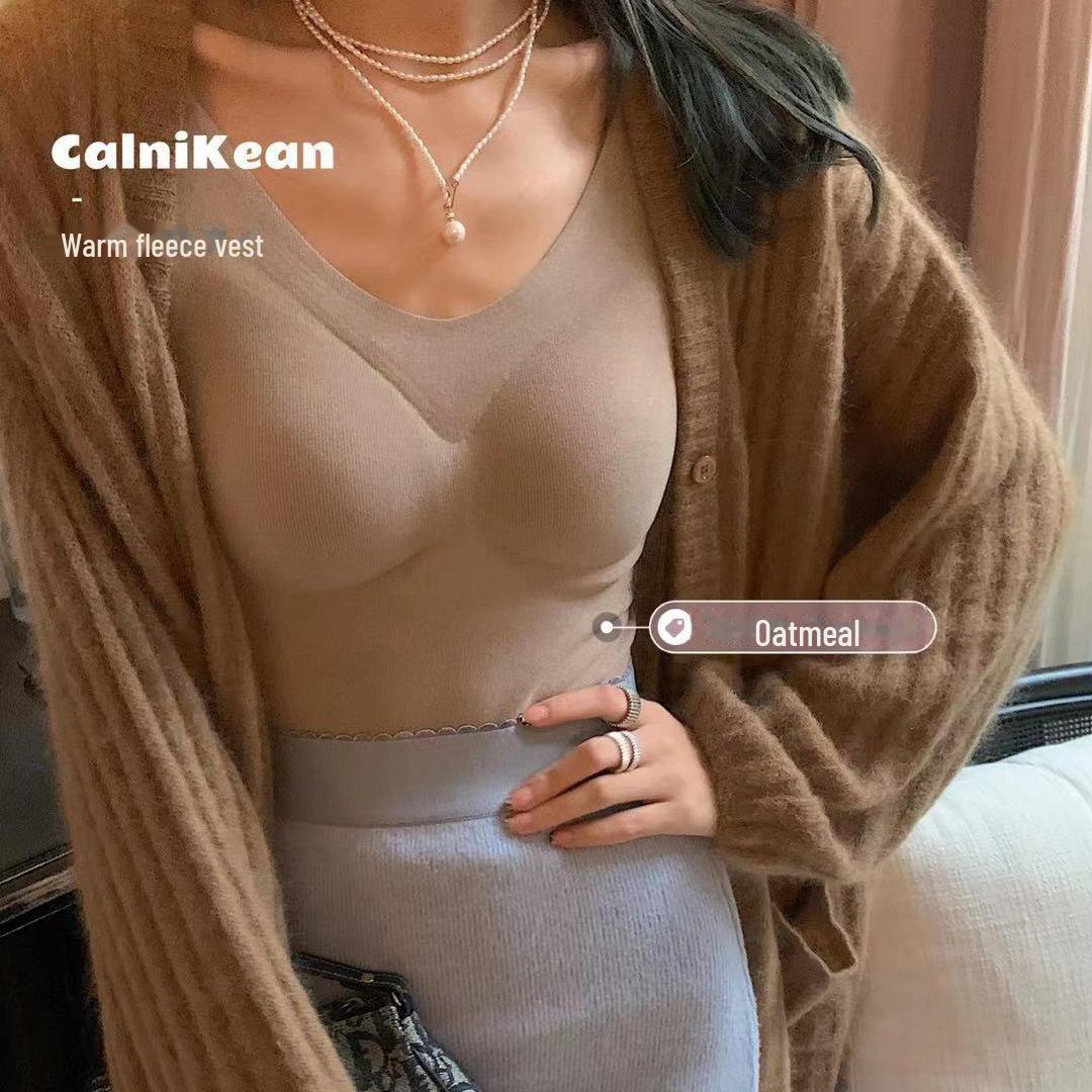 

Женский зимний бархатный жилет с нагрудными накладками, однотонный, плотный и модный. XL size 120-135 catties