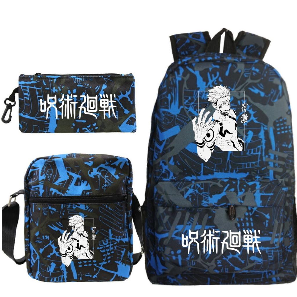 New Animation Peripheral Printing Children's Fashion Backpack Japanese Trend Primary and Secondary School Student Schoolbag Set