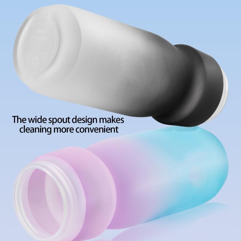Squeeze Type Sport Bottle 650ml Large Capacity Bicycles Water Kettle Road Bike Portable Kettle with No Lift Nozzle