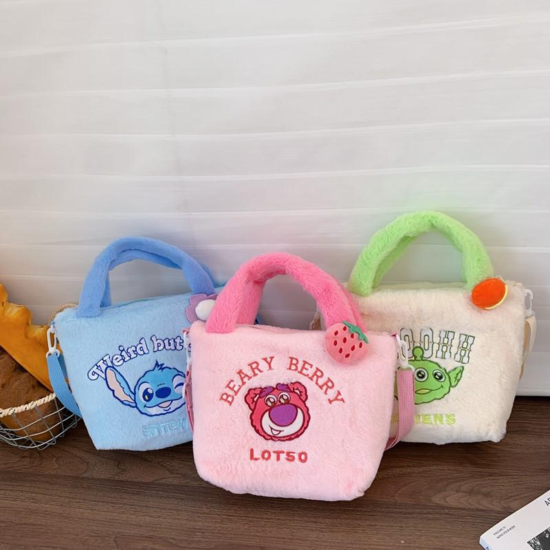 Sanrio Cartoon Plush Handbag & Coin Purse for Kids
