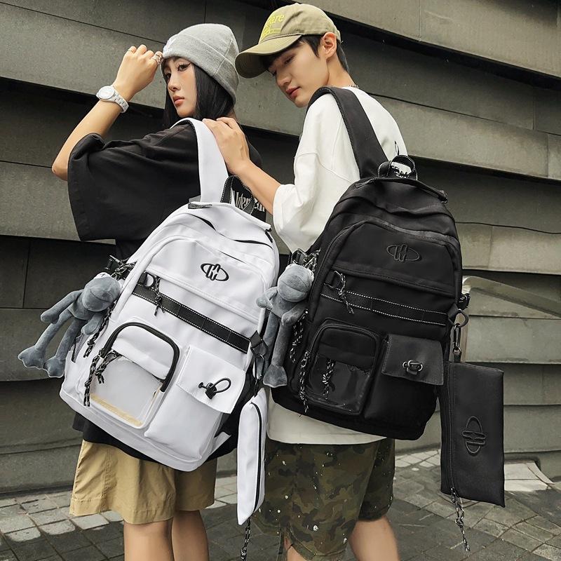 Schoolbag Japanese backpack men's and women's high-end computer commuting schoolbag college student trendy brand fashion large-capacity travel