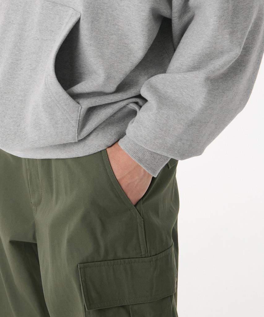 MUSINSA STANDARD Cotton Wide Side Zipper Cargo Pants [Khaki]