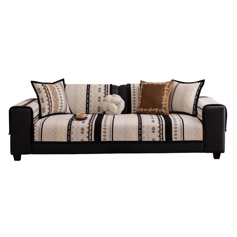 Chenier Jacquard Sofa Cushion Four Seasons Universal Non-slip Cushion Straight Row Sofa Cushion Cover