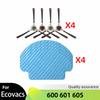 For Ecovacs Debot OZMO 600 601 605 Spare Parts Main Roll Side Spin Brush Cover Wheel Hepa Filter Mop Cloth Dust Box Kit