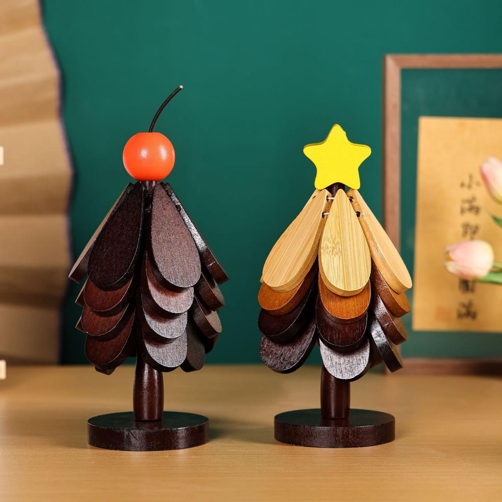 A Tree-Shaped Premium Heat-Resistant Home Decorative Ornament – High-End Coffee Cup Coaster & Pot Holder, Christmas Tree–Themed
