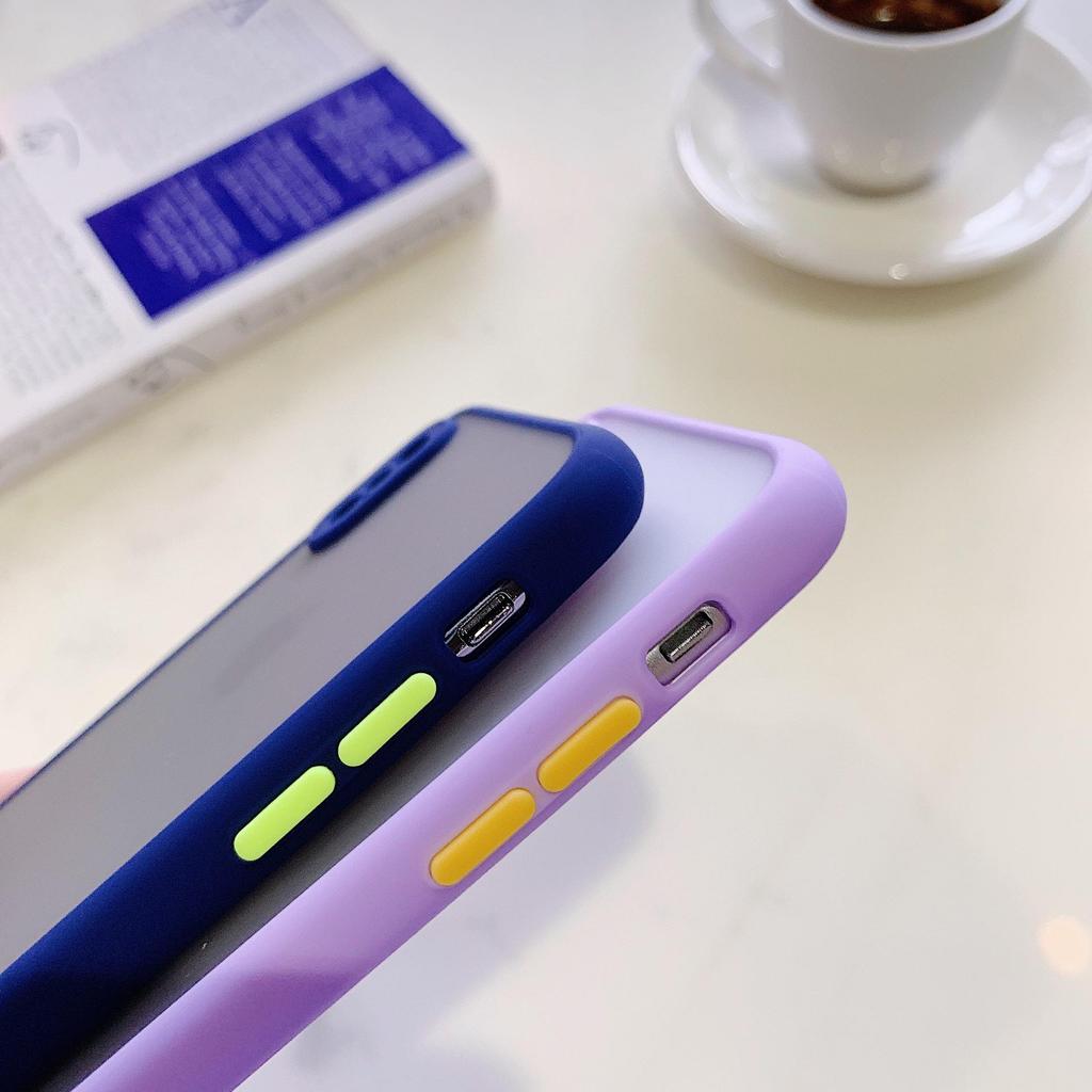 Carcasă de telefon mobil în culori contrastante pentru Apple: Protecție pentru ochi și senzație de piele înghețată - Compatibil cu modelele 6S+, 7, 8, X, XR, 11, XSMAX.