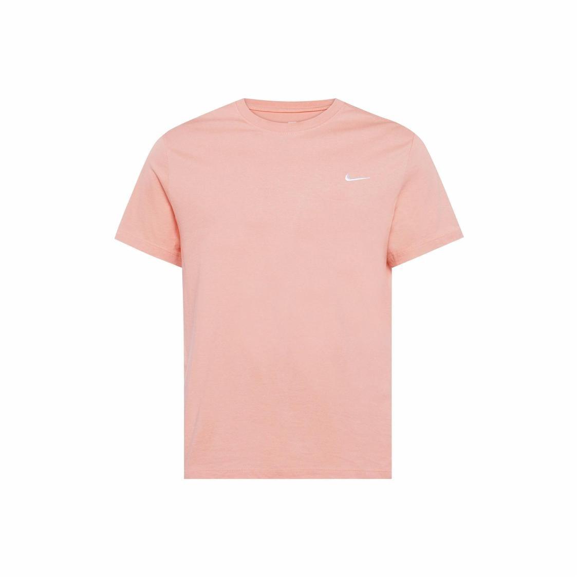 

Nike Solid Dopamine Slim Fit Crew Neck Short Sleeve T-Shirt for Men in Pink S