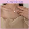 New Square Oil Dropper Necklace Minimalist And Trendy Design White Color Fashionable Pendant For Women
