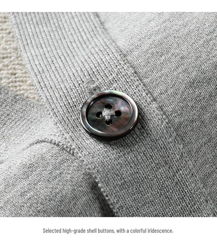 Spring & Autumn Cotton Cardigan: Trendy Red, White & Blue Patchwork Jacket for Couples (B05)