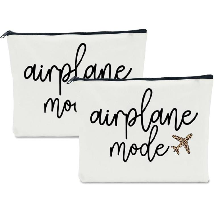 2 PCS Travel Gifts for Women Girls Trip Gifts Girls Weekend Gifts Girls Trip Gifts Favors Makeup Bag Weekend Bags for Women Friend Sister Traveler