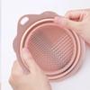 1PCS Makeup Brush Makeup Tool Cleaning Silicone Folding Bowl Beauty Egg Washing Box Silicone Scrub Bowl