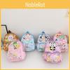 Panda Baby Three Frog Dog Capybara Animal Pattern Backpack Schoolbag Cartoon