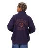 Varsity Logo Embroidery Stand Zip Sweat Varsity Logo Embroidery Stand Zip Size (WEB&DEPOT Exclusive) Men's Sweatshirt, M, 080, Purple,