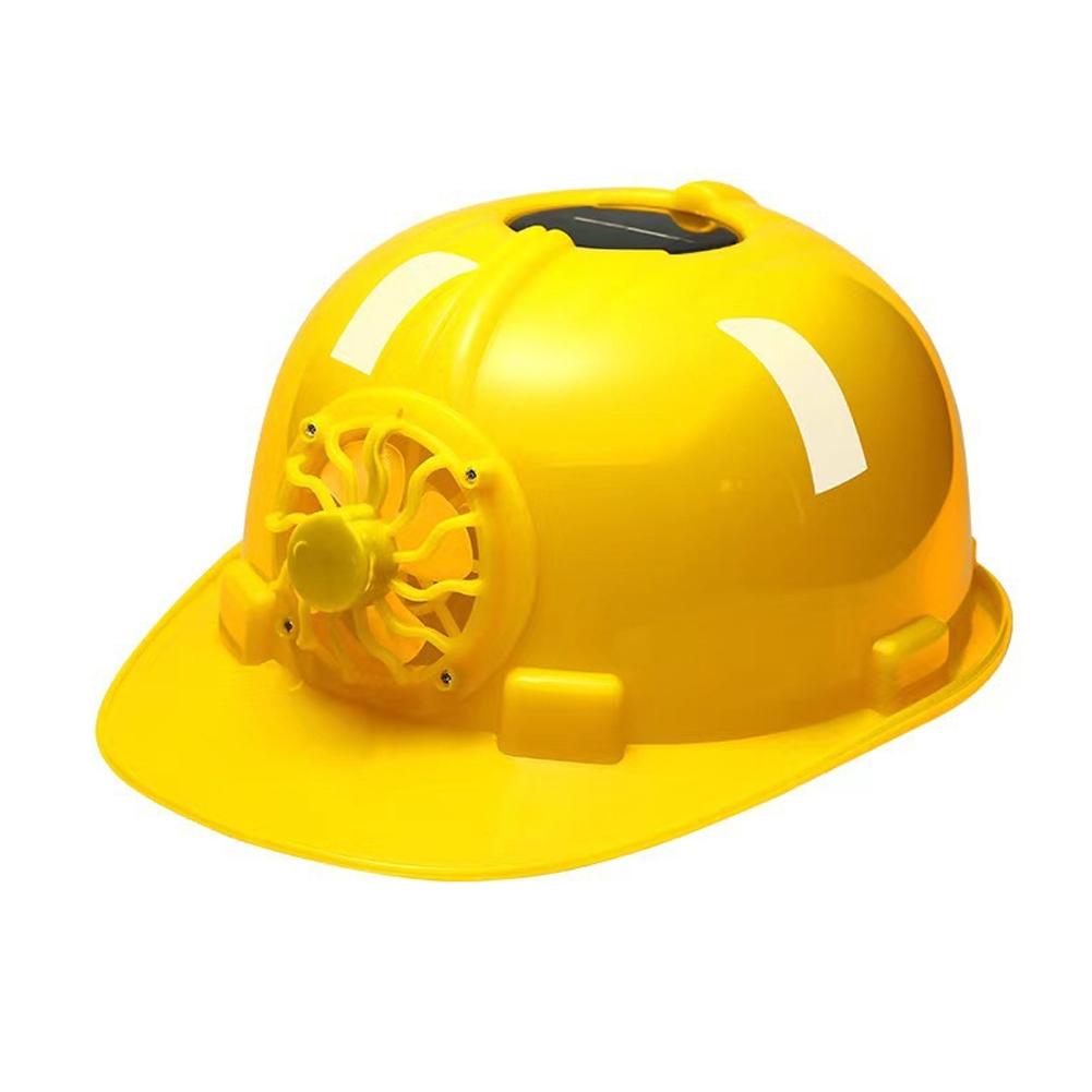 Solar Power Fan Helmet Outdoor Working Safety Hard Hat Workplace ABS Material Protective Cap Safety Hard Hat With Solar Fan