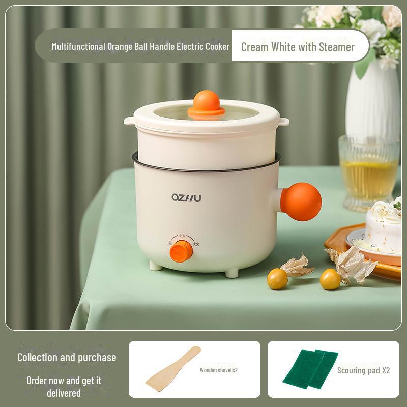 Mini Electric Cooker: Non-Stick Pot for Dorm Cooking, Stir-Fry, and Noodles – Compatible with UK & EU Standards