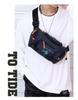Men's Multifunctional Waterproof Outdoor Waist Bag: Single Shoulder, Crossbody, and Chest Bag for Cycling and Mountaineering with Large Capacity.