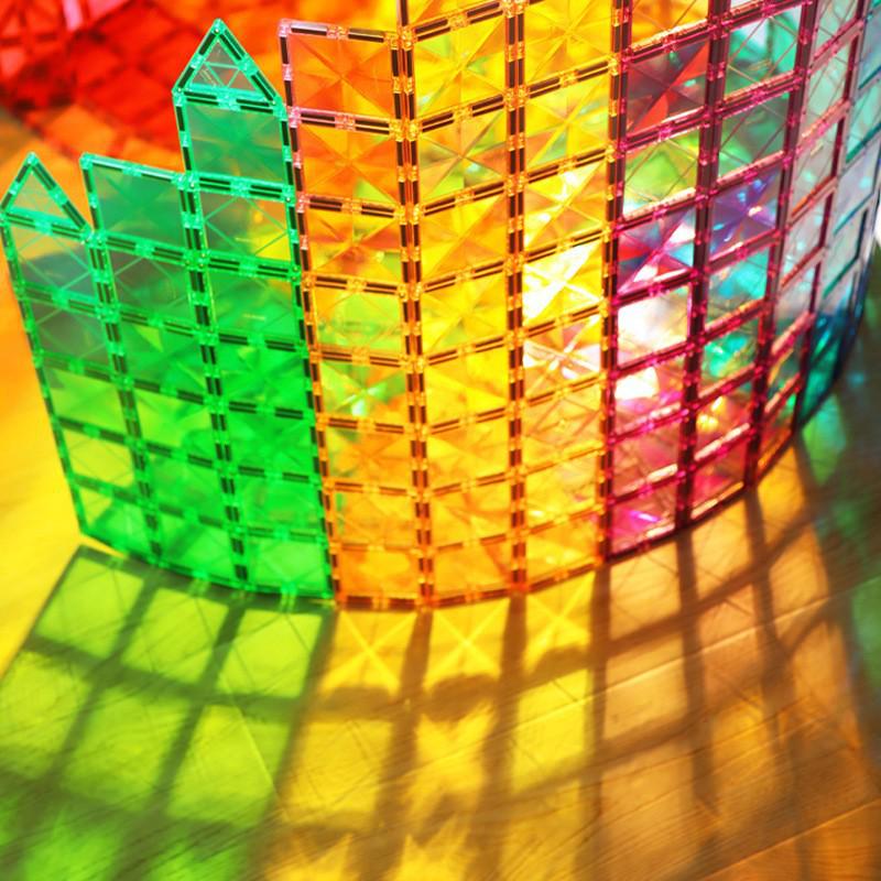 Multicolor Magnet Track Building Blocks for Kids: Educational Assembly Toys for Boys and Girls