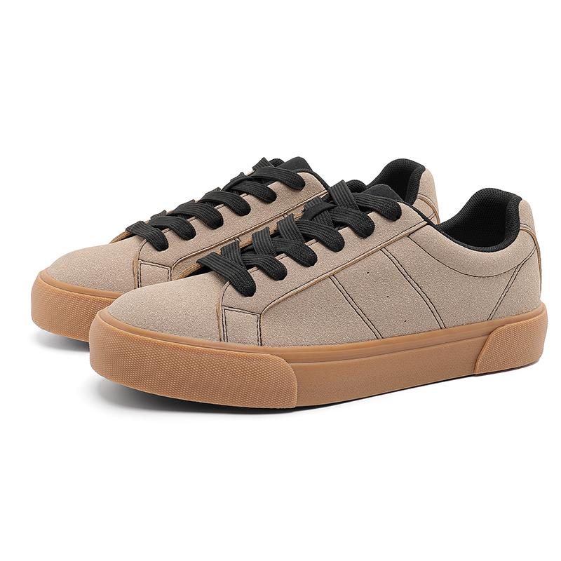 

Fashion 2025 New Men s Fashion Lace-Up Sneakers Casual Walking Shoes Breathable Running Shoes for Men Anti-Slip Comfortable Footwear 39 коричневий