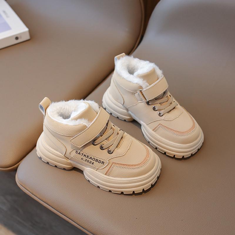 

2024 Новые кроссовки для девочек из искусственной кожи с липучкой, модная детская повседневная обувь, Прямая поставка, детская спортивная обувь из хлопка, однотонная обувь для мальчиков 26 хаки