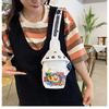 New Children and Girls Parent-child Bag Fashion Cartoon Cute Cartoon Printed Breast Bag Travel Play Portable Bag