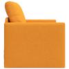 Sofa Bed Dark Yellow 74 x 77 x 81 cm Fabric