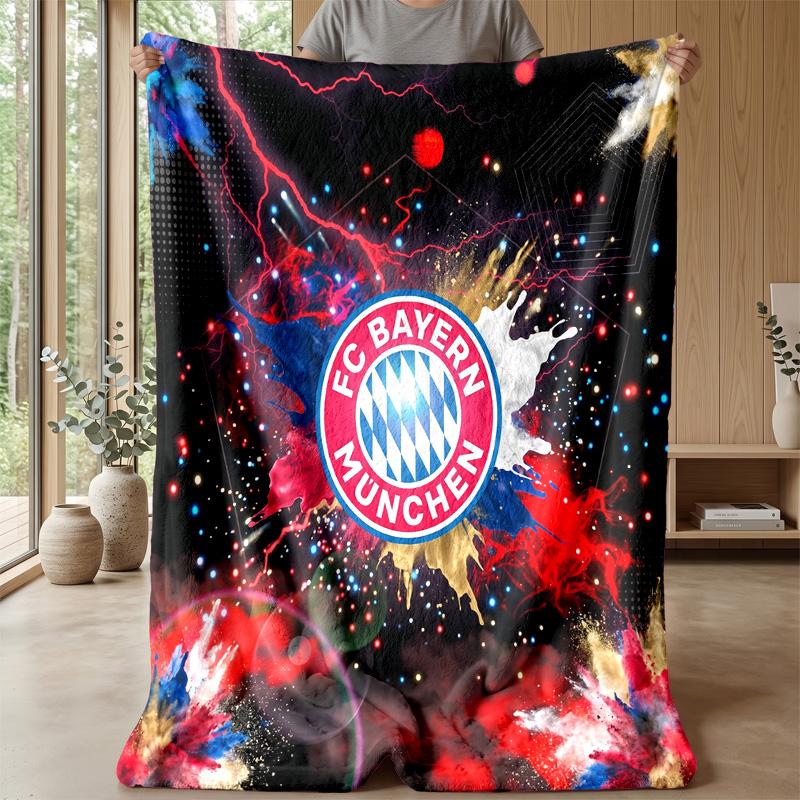 Bayern Munich Theme blanket Soft Flannel Blanket Plush Throw Blanket Cozy Sofa Bed Blanket for Home Decor