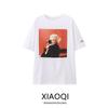 Fashion Style 2024 Autumn New Women's Clothing Easiest for Match Marilyn Monroe Print Short Sleeve T-shirt 0085032