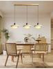 Stylish Yellow Travertine Wabi-Sabi Pendant Lights for Bedroom or Restaurant