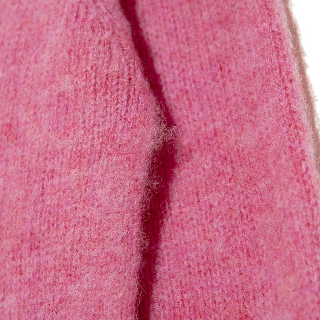 Halliobeuseukoteullaendeu Shaggy Dog Crew Neck Sweater - Blush