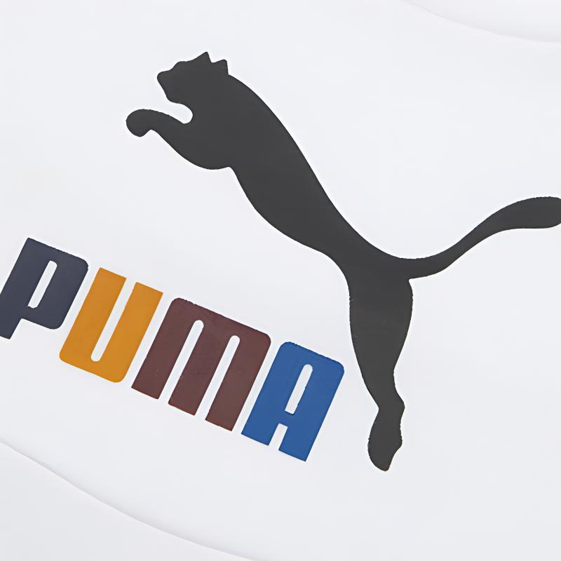 Puma x TYAKASHA High Collar Shoulder Lace Sweatshirt Women tops White 595555-02