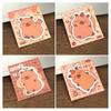 4 Pack Capybara Sticky Notepads, 30 Sheets Cute Self Sticky Notepads, Cartoon Animal Memo Pads, Adhesive Notes for Office School Students Party Favors